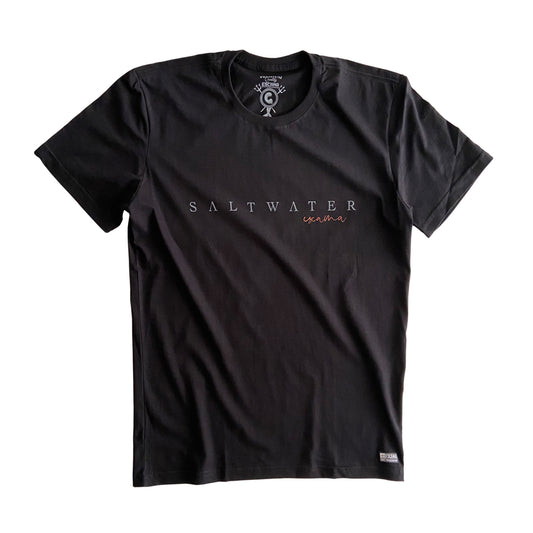 Tshirt Saltwater Preta